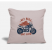 No Bike No Life Light Taupe Pillow